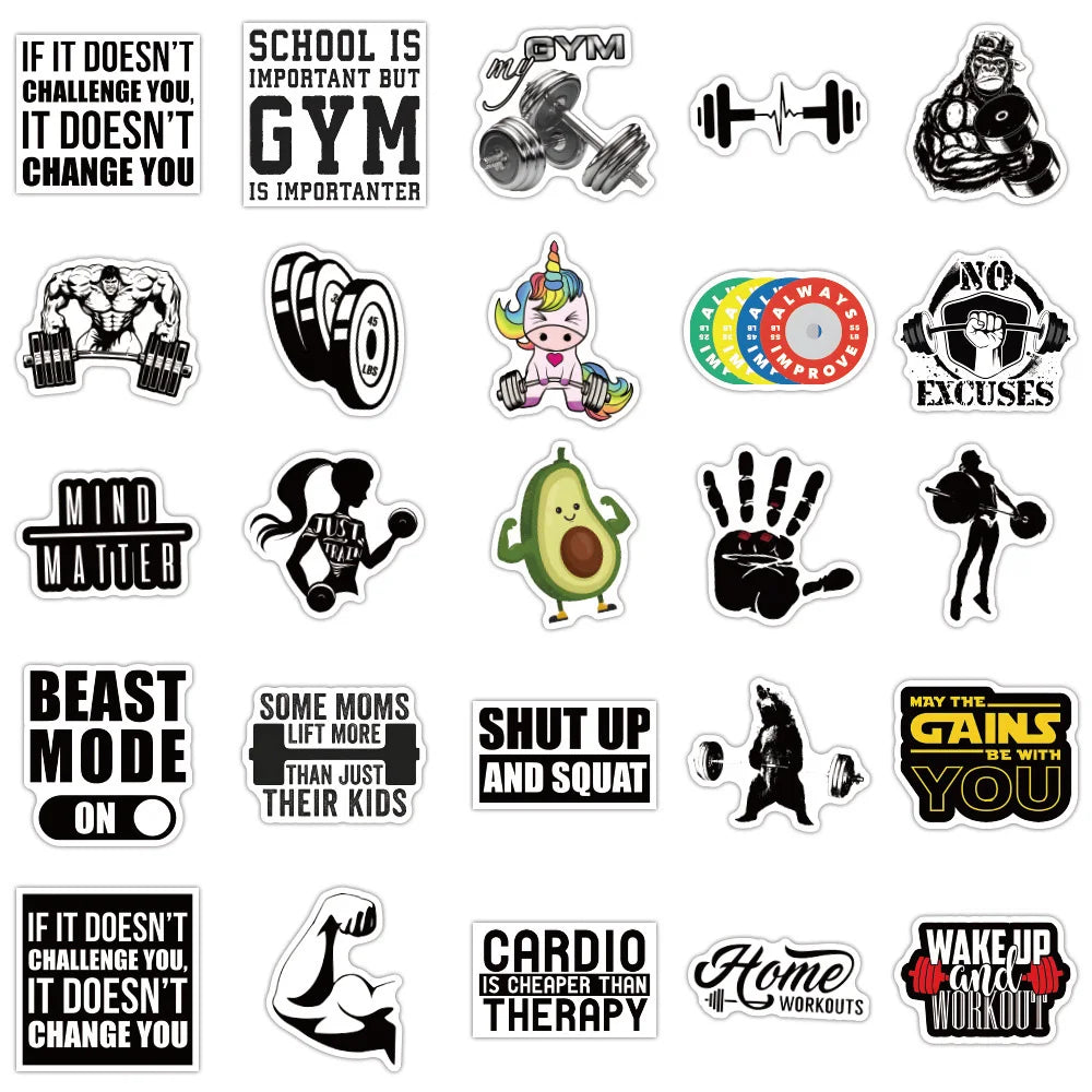 Optii-Gym Stickers