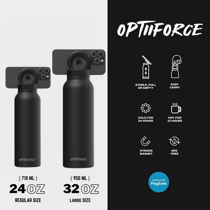 OptiiForce™ Magnetic Water Bottle