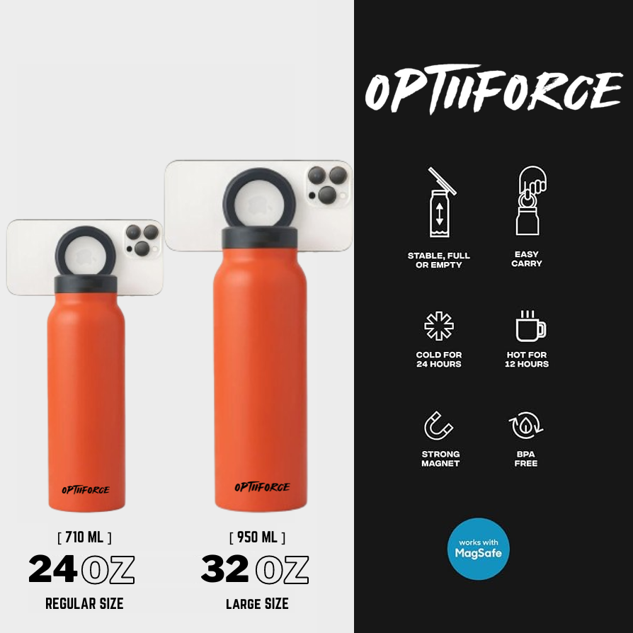 OptiiForce™ Magnetic Water Bottle