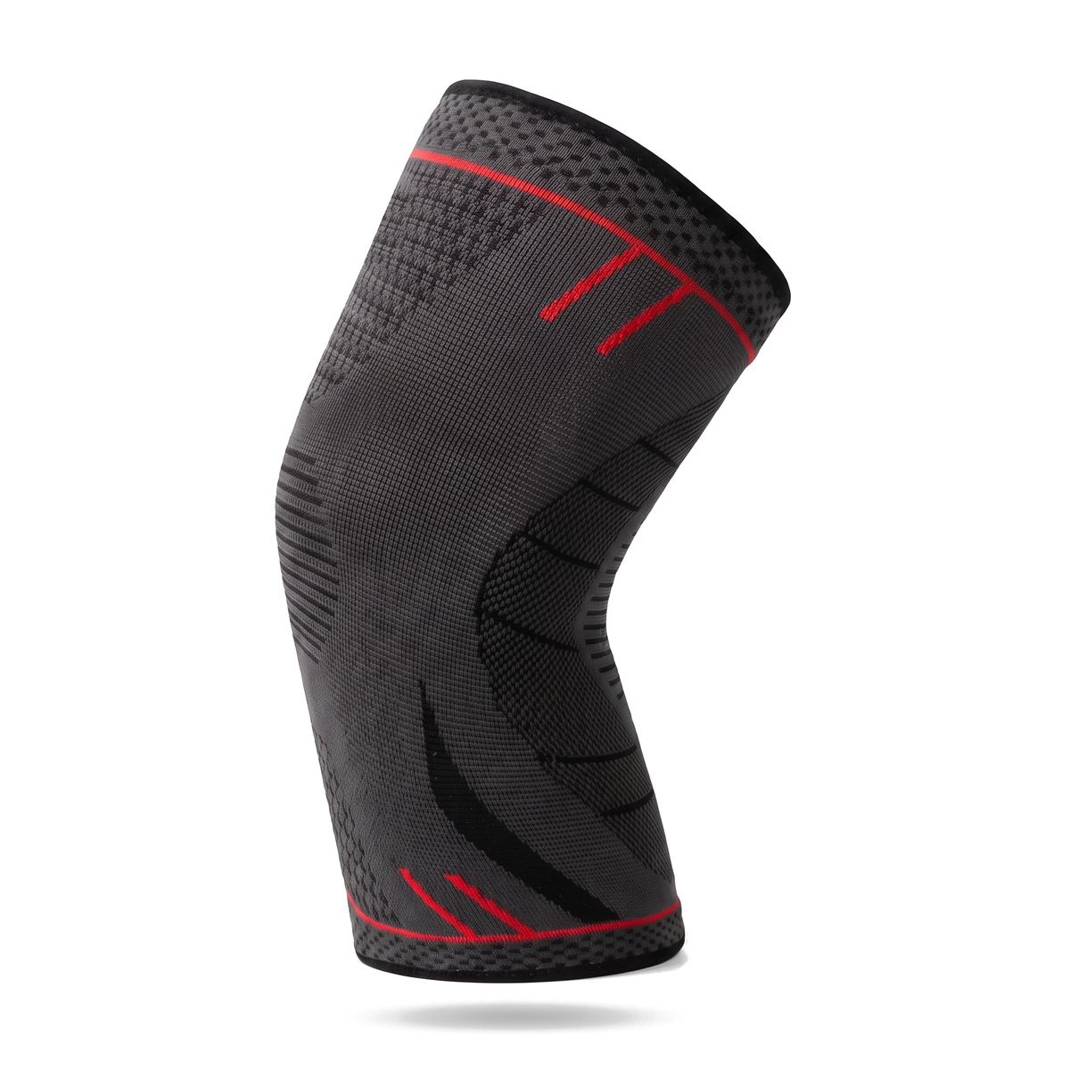 ForceFlex Knee Sleeve Black Red, side view