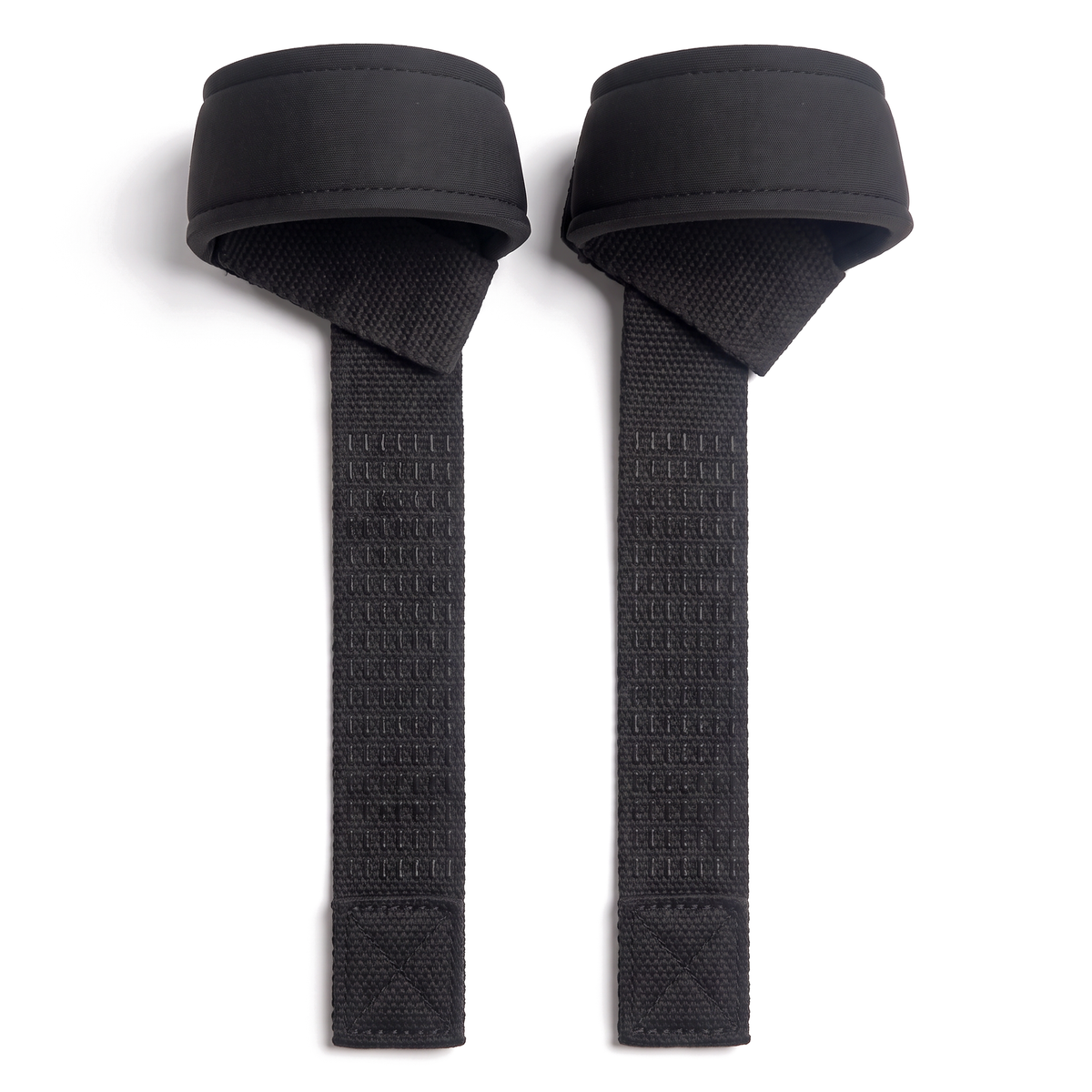 ForceLock Straps Black, full length flat lay