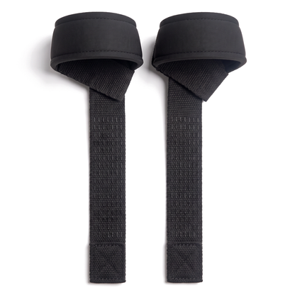 ForceLock Straps Black, full length flat lay