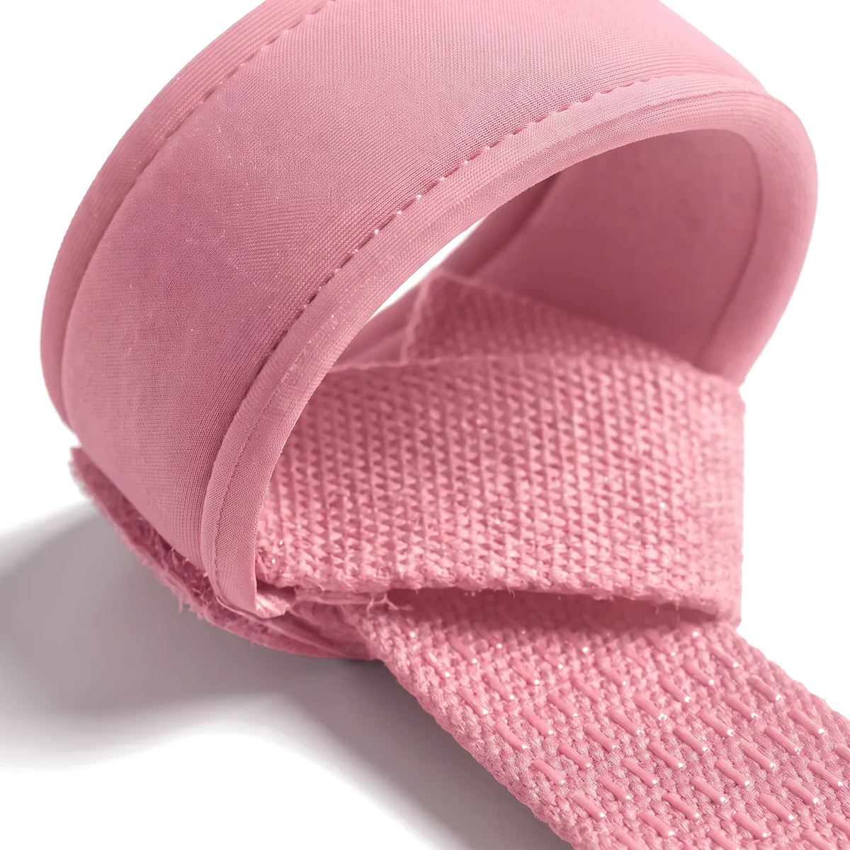 ForceLock Straps Pink, padded loop and silicone grip close up