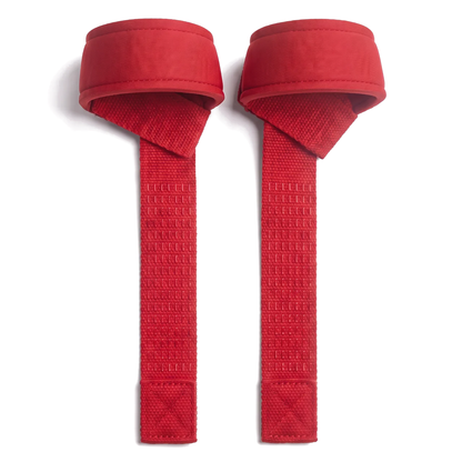 ForceLock Straps Red, full length flat lay
